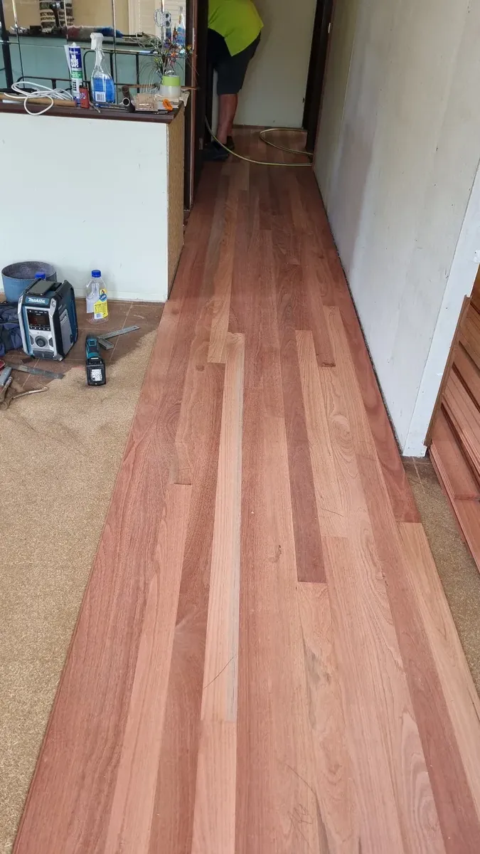 Polished timber floor Lake Mac